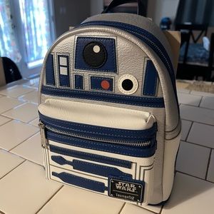 Loungefly x Star Wars R2D2 Applique Mini Backpack- NEW